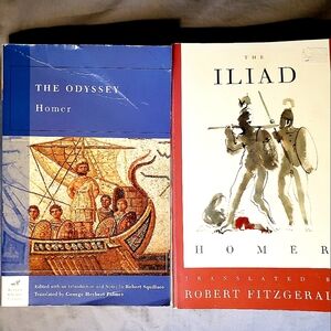 💕3/$20 CLOSET CLEAROUT Lot of 2-  Iliad and Odyssey-Books